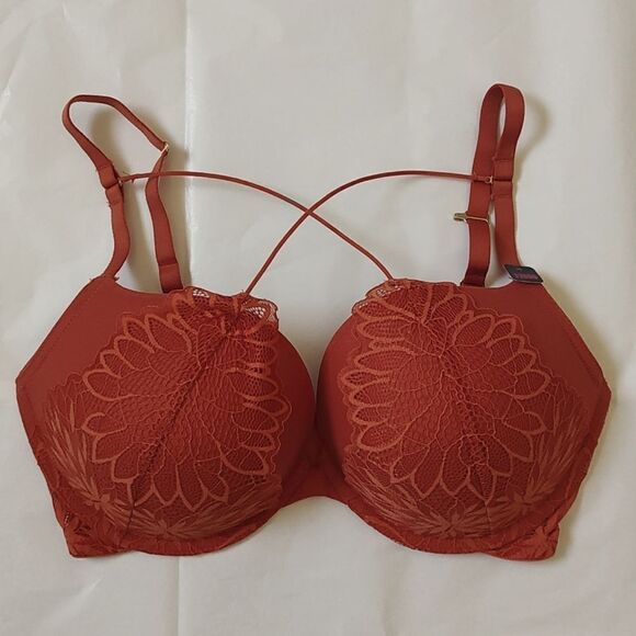 New With Tag La Senza Size 32DDD Beyond Sexy Classic Plunge Push Up Bra - Picture 5 of 13